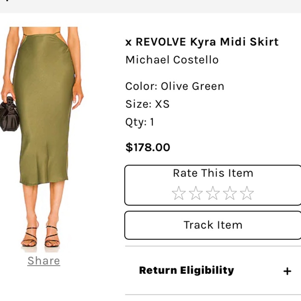 Olive Green set by Michael Costello - Picture 2 of 2